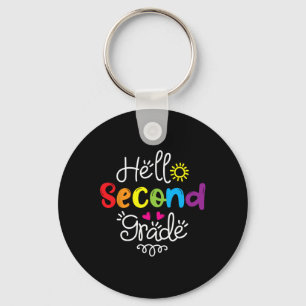 Porte-clés Hello Second Grade Fun 2e Grade Retour à l'école G
