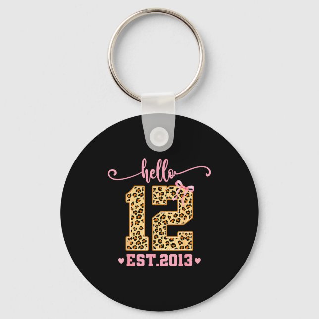 Porte-clés Hello Twelve Est 2013 12th Birthday Coquette Bow L (Recto)