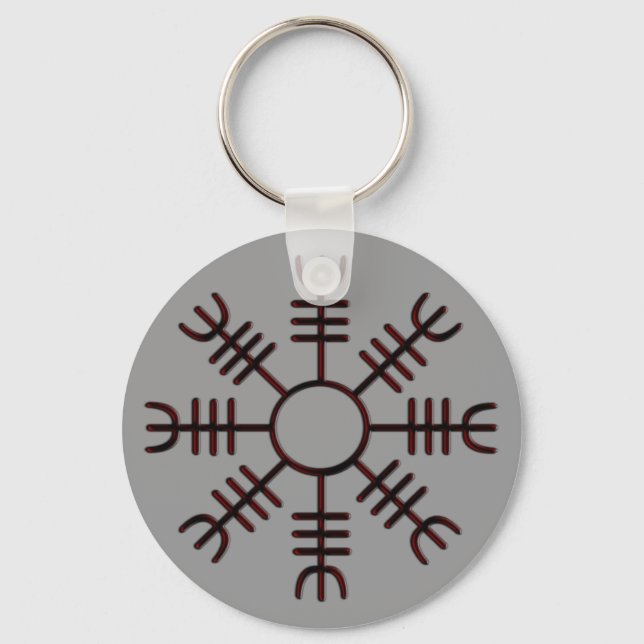 Porte-clés Helm of Awe Red Glow Porte - clé (Recto)