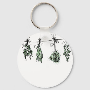 Porte-clés Herbes du jardin