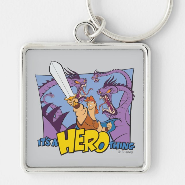 Porte-clés Hercules vs Hydra - It's a HERO Thing Keychain (Devant)