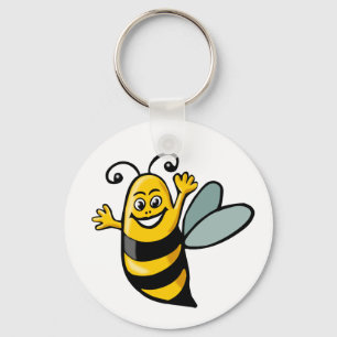 Porte-clés Heureuse abeille