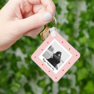 Porte-clés Heureuse Sainte-Valentin Coeur rose et rouge C