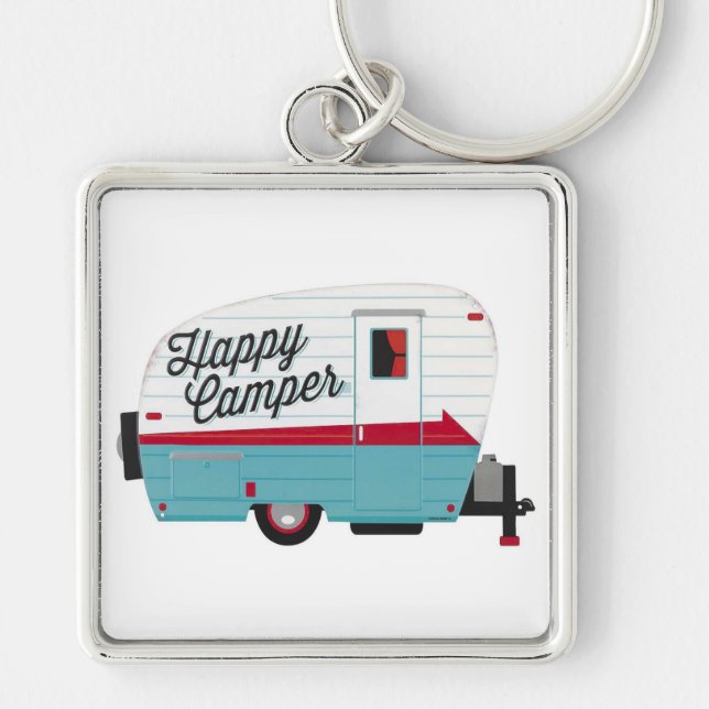 PORTE-CLÉS **HEUREUX CAMPER** PORTE - CLÉ (Devant)