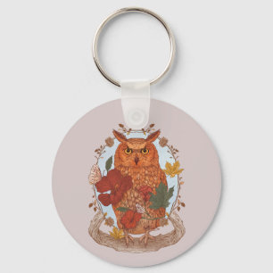 Porte-clés Hibou des forêts