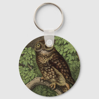 Porte-clés Hibou en Porte - clé Feuille