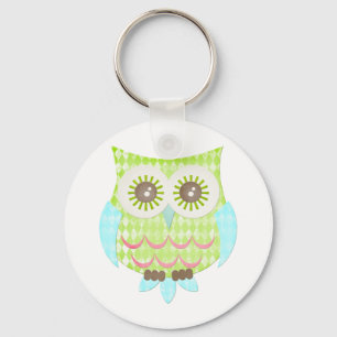 Porte-clés Hibou lumineux de yeux