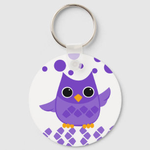 Porte-clés Hibou pourpre