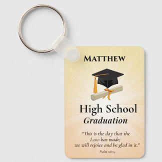 Porte-clés High School Graduation Personalized Sunburst