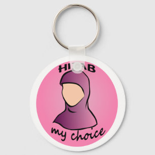 Porte-clés Hijab ma clé de choix