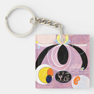 Porte-clés Hilma af Klint - Les dix plus grandes, no 06