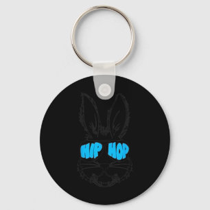 Porte-clés Hip hop Joyeux Visage De Lapin De Pâques Avec Sung