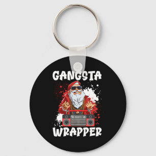 Porte-clés Hip Hop Père Noël Gangster Noël Gangsta Emballage