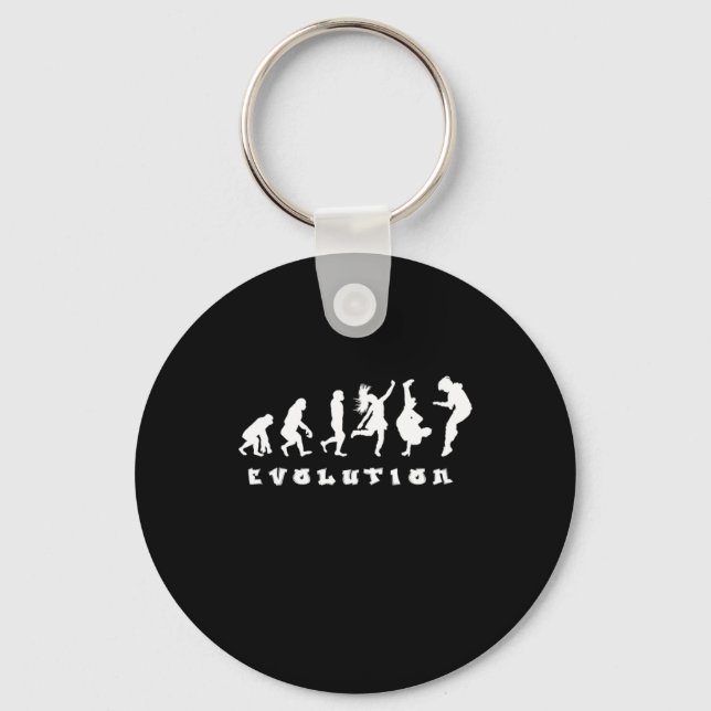 Porte-clés Hiphop Evolution Hip hop Hipster (Recto)