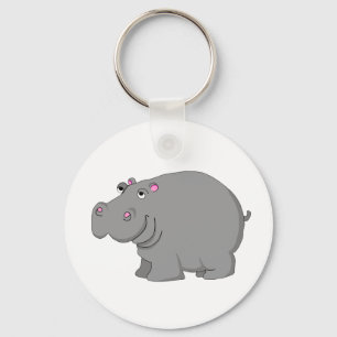 Porte-clés hippo