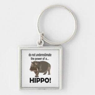 Porte-clés Hippopotamus Animal drôle Hippo