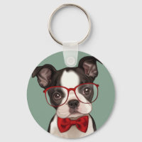 Hipster Boston Terrier