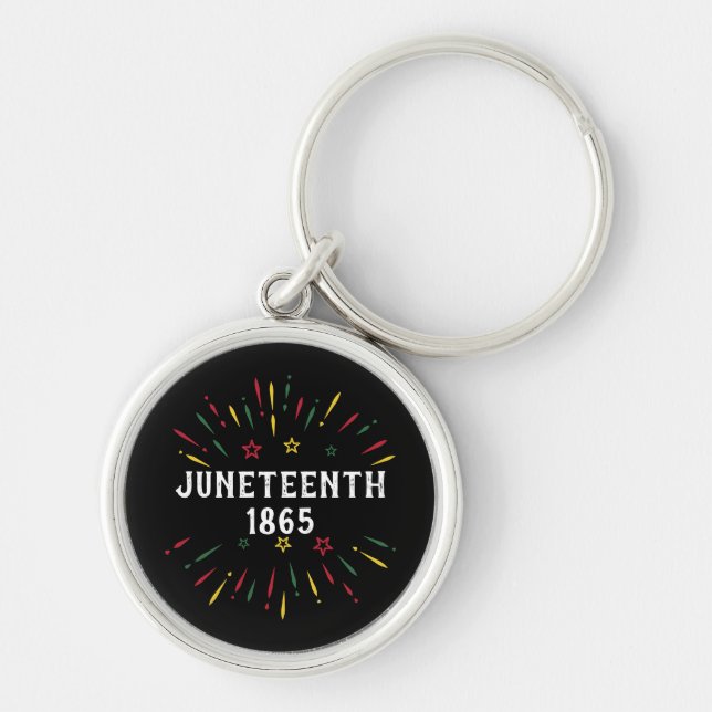 Porte-clés Histoire des Noirs Jumelage afro-américain 1865 (Devant)