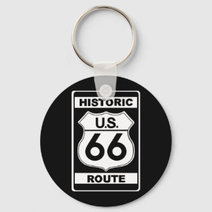 Porte-clés Historic Route 66 Keychain