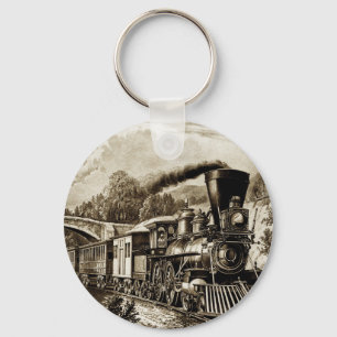 Porte-clés Historique des locomotives des moteurs à vapeur