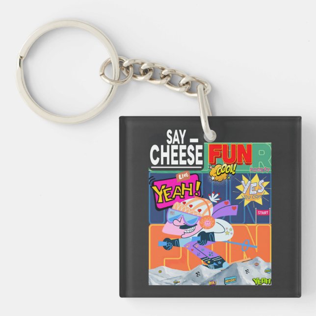 Porte-clés Hiver, oui ! (Devant)