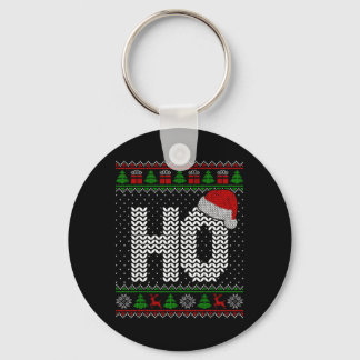Porte-clés HO Où sont mes Hos à couples assortis Noël dégueu