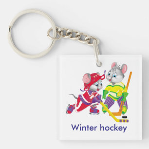 Porte-clés hockey