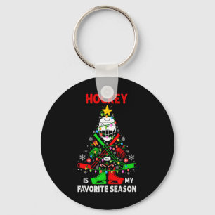Porte-clés Hockey Est Ma Saison Préférée Sapin Équipement