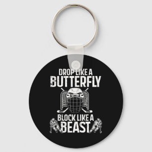 Porte-clés Hockey Goalie Art Pour Hommes Femmes Amateurs De H