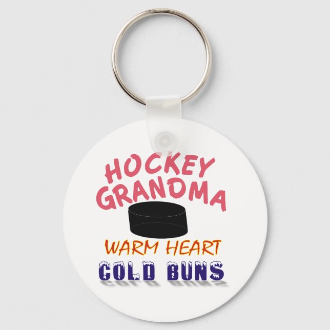 PORTE-CLÉS HOCKEY GRANDMA (Recto)