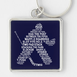 Porte-clés Hockey Netminder Key Chain