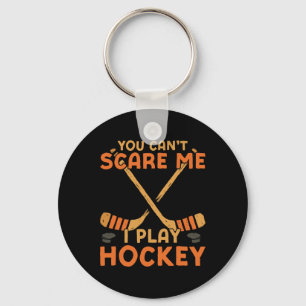 Porte-clés Hockey sur glace Vintage Vous ne pouvez pas m'effr