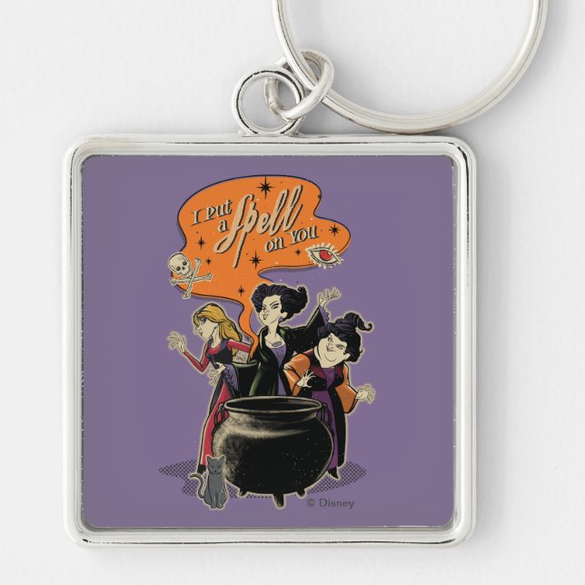 Porte-clés Hocus Pocus Retro Spellcasting Cauldron (Devant)