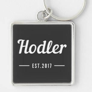 Porte-clés Hodler - est. 2018 - Bitcoin CryptoCurrency Hodl
