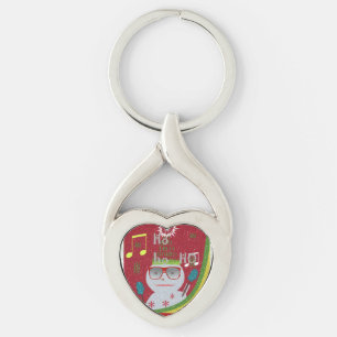 Porte-clés HOHO ! Noël Fêtes Humour design d'art mignon