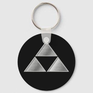 Porte-clés Hojo Clan Kamon Silver Chrome