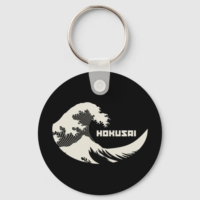 Porte-clés Hokusai - La Grande Vague (Recto)