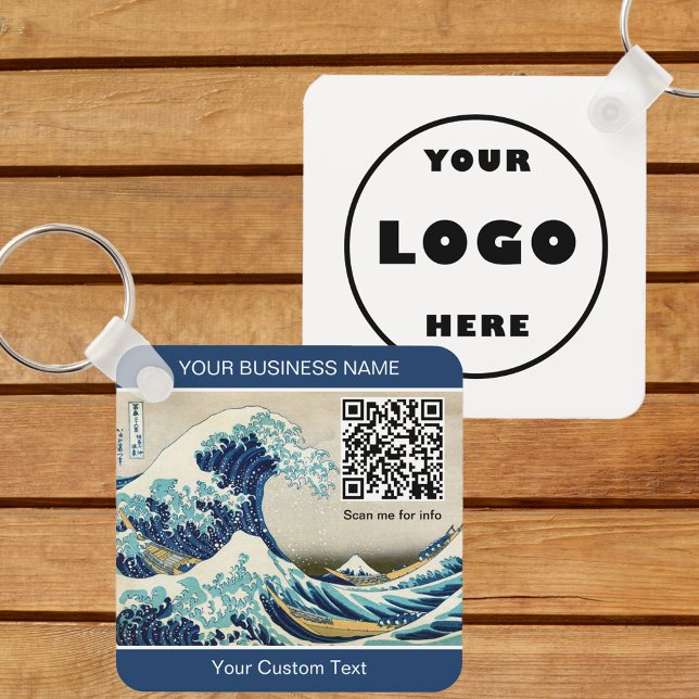 Porte-clés Hokusai - La Grande Vague au large de Kanagawa - Q (Créateur téléchargé)