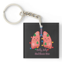 Holly Jolly Christmas Lungs for Healthcare T-Shirt
