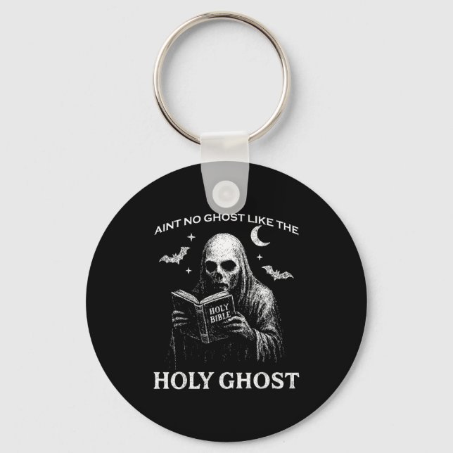 Porte-clés Holy Ghost Creepy Realistic Distressed Halloween B (Recto)