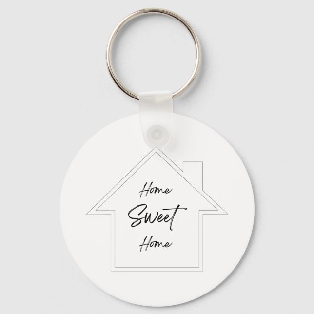 Porte-clés Home Sweet Home (Recto)
