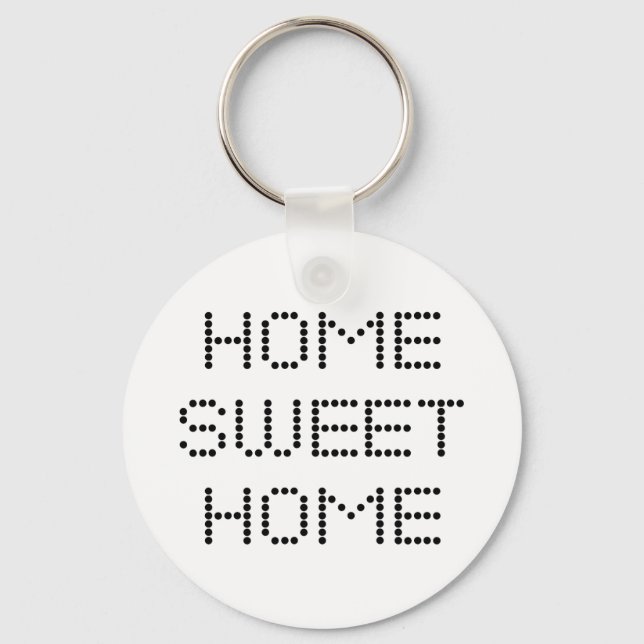 Porte-clés Home Sweet Home (Recto)