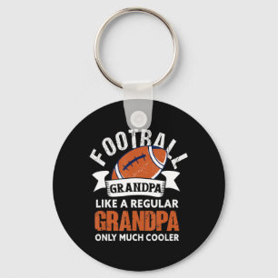 Porte-clés Homme Football Grand-Père Amusant Grand-Père Améri