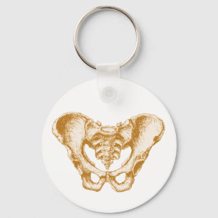 Porte-clés Homme Pelvis Sepia