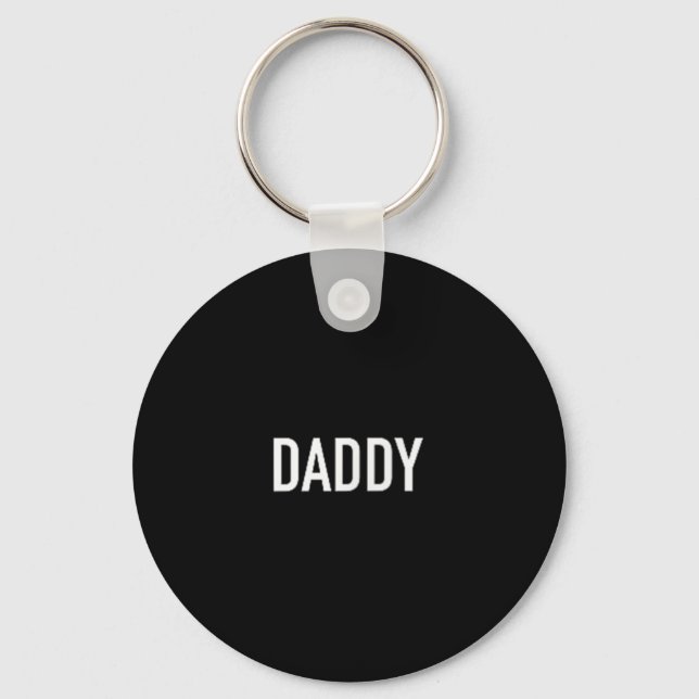 Porte-clés Hommes Et Femmes Papa Drôle Pour Les Pères (Recto)