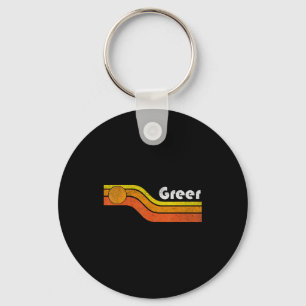 Porte-clés Hommes Femmes Greer Vintage 70s 80s Rétro