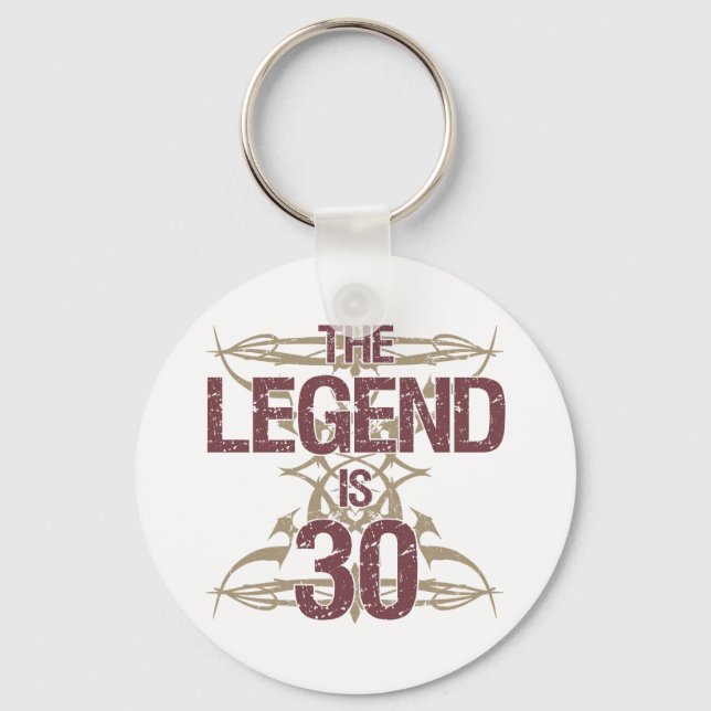 Porte-clés Homme's Funny 30e anniversaire (Recto)