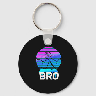 Porte-clés Hommes Tough Bro Epic Gym Handshake Sunset Frame