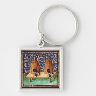 PORTE-CLÉS HONEY BEE, BEEKEPER BEEKEEPING APIARIST