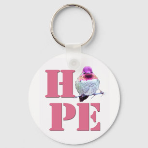 Porte-clés HOPE Rose Anna's Hummingbird Photo Porte - clé